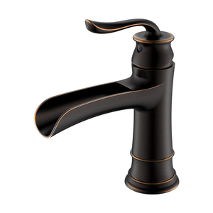 Torneira de banheiro com cascata ORB Torneira de banheiro de furo único antigo